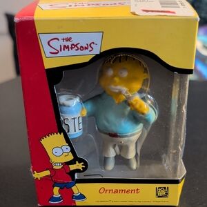 Vintage New In Box 2001 The Simpsons Ralph Wiggum Ornament - Blue and White